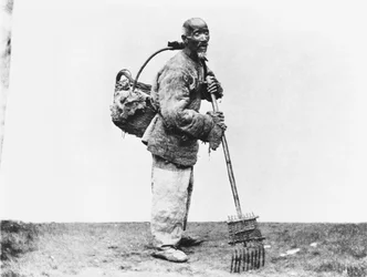 En kinesisk daglönare, ca 1870